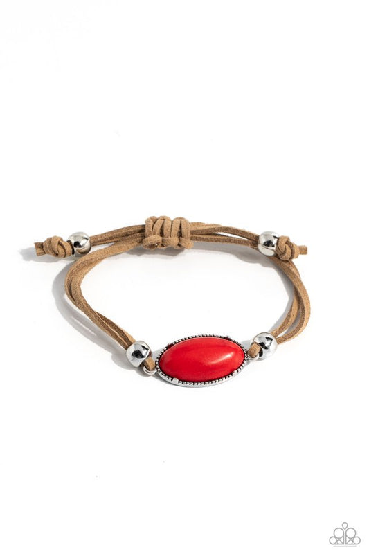 ​Desertscape Drive - Red - Paparazzi Bracelet Image