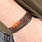 Rest Easy - Orange - Paparazzi Bracelet Image