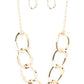 Ive got the Power - Gold - Paparazzi Necklace Image