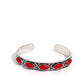 Out in the Boonies - Red - Paparazzi Bracelet Image