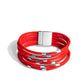 ​Magnetic Personality - Red - Paparazzi Bracelet Image