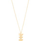 Phase Out - Gold - Paparazzi Necklace Image