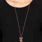 Phase Out - Gold - Paparazzi Necklace Image