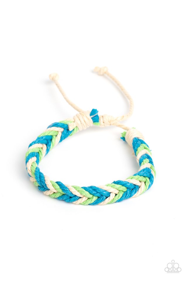 Born to Travel - Blue - Paparazzi Bracelet Image