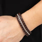 Pretty, Pretty PLEATS - Brown - Paparazzi Bracelet Image