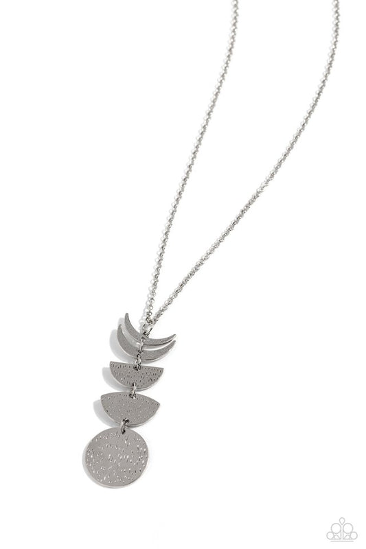 Phase Out - Silver - Paparazzi Necklace Image