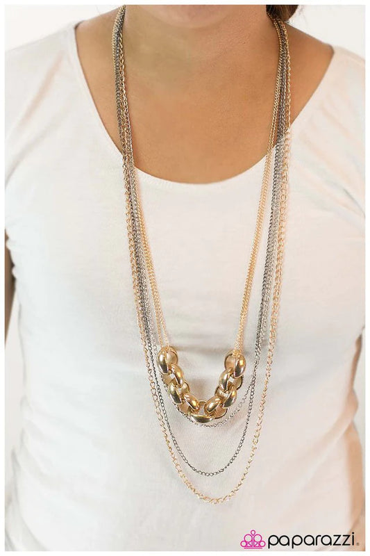 Paparazzi Necklace ~ VIP - Gold