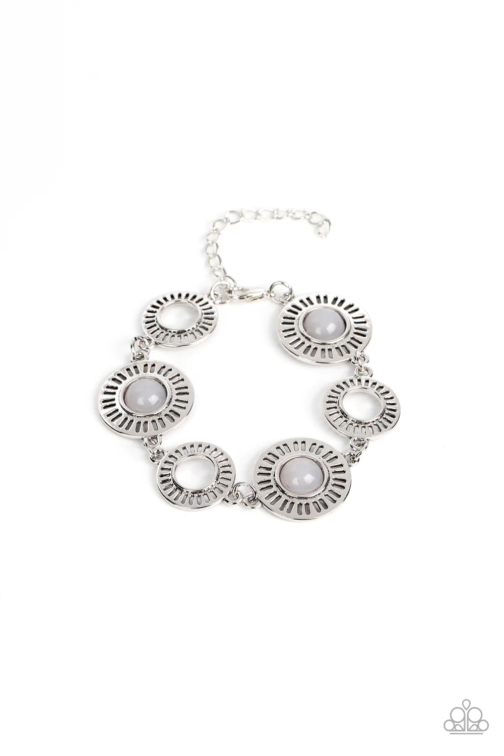 Pulsera Paparazzi ~ Encanto costero - Plata