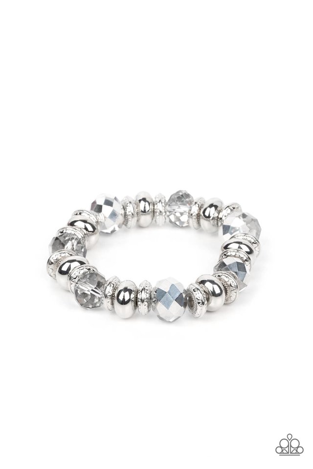 Power Pose - Silver - Paparazzi Bracelet Image