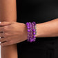 Colorful Charade - Purple - Paparazzi Bracelet Image