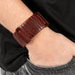 Leather Lumberyard - Brown - Paparazzi Bracelet Image