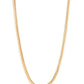 Downtown Defender - Gold - Paparazzi Necklace Image