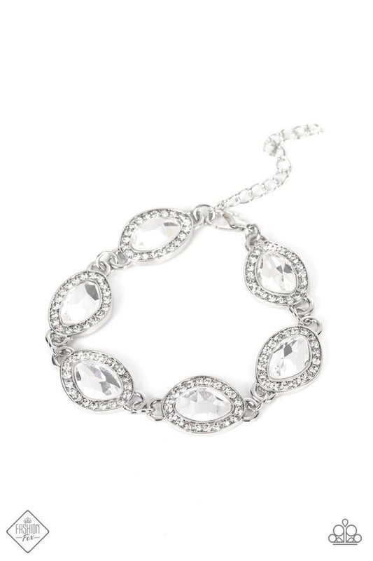 Next-Level Sparkle - White - Paparazzi Bracelet Image