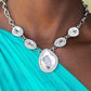 The Upper Echelon - White - Paparazzi Necklace Image