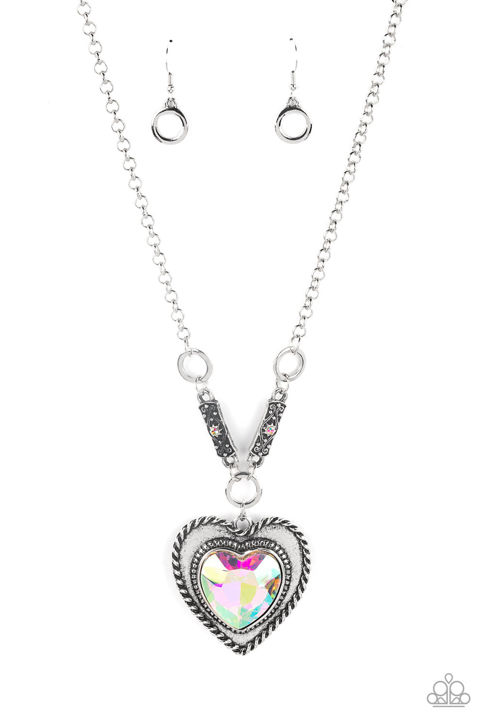 Paparazzi Necklace ~ Heart Full of Fabulous - Multi