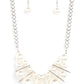 Challenge Accepted - White - Paparazzi Necklace Image