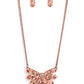 Frosted Florescence - Copper - Paparazzi Necklace Image