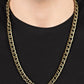 Pro League - Brass - Paparazzi Necklace Image