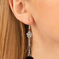 Nautical Nostalgia - Black - Paparazzi Earring Image