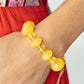 Keep GLOWING Forward - Yellow - Paparazzi Bracelet Image