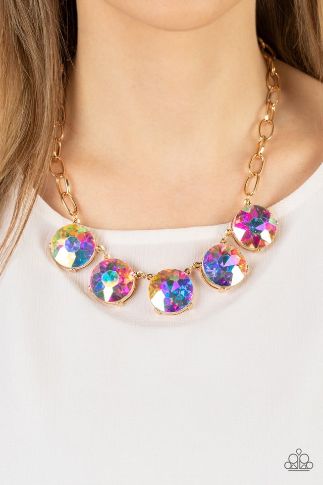 Limelight Luxury - Multi - Paparazzi Necklace Image