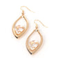 Beautifully Bejeweled - Gold - Paparazzi Earring Image