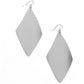 Retro Rally - Silver - Paparazzi Earring Image