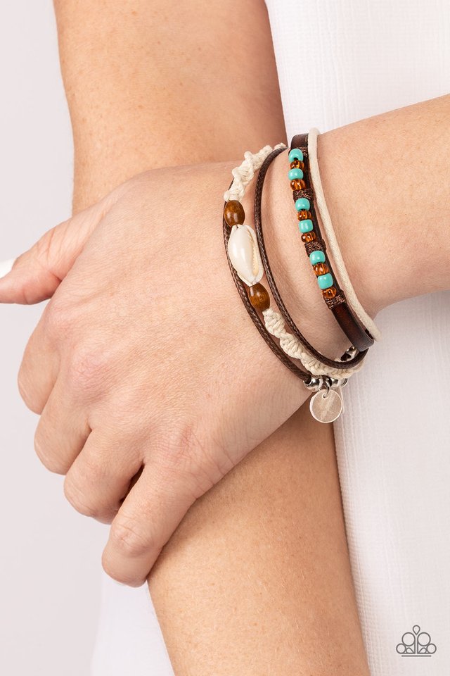 Tidal Dream - Blue - Paparazzi Bracelet Image