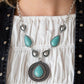 Saguaro Soul Trek - Blue - Paparazzi Necklace Image