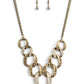 Bombshell Bling - Brass - Paparazzi Necklace Image