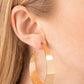 Flat Out Fashionable - Gold - Paparazzi Earring Image