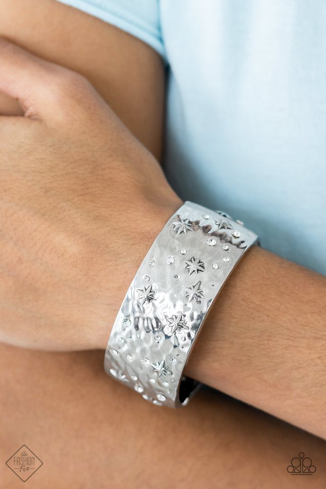 Across the Constellations - White - Paparazzi Bracelet Image