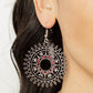 Revel in Radiance - Red - Paparazzi Earring Image