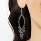 GLOWING off the Deep End - Silver - Paparazzi Earring Image