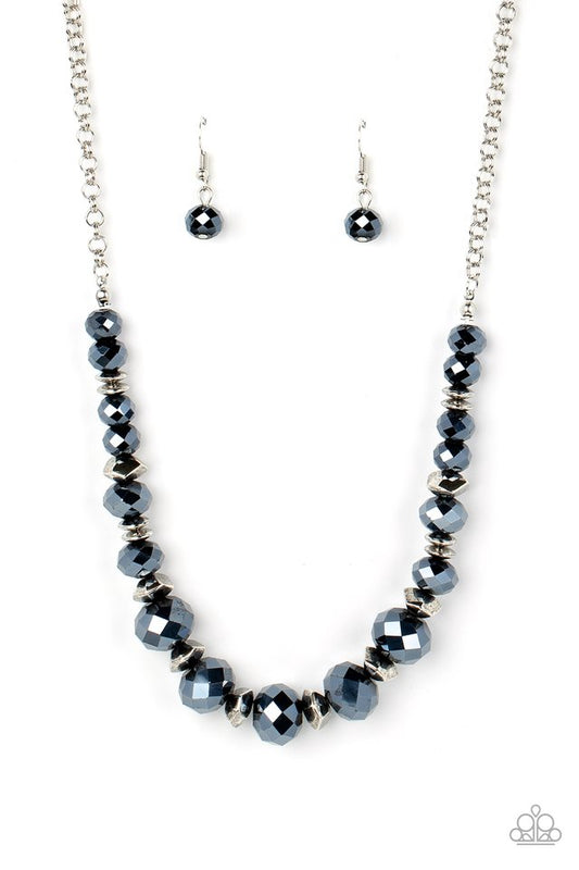 Cosmic Cadence - Blue - Paparazzi Necklace Image