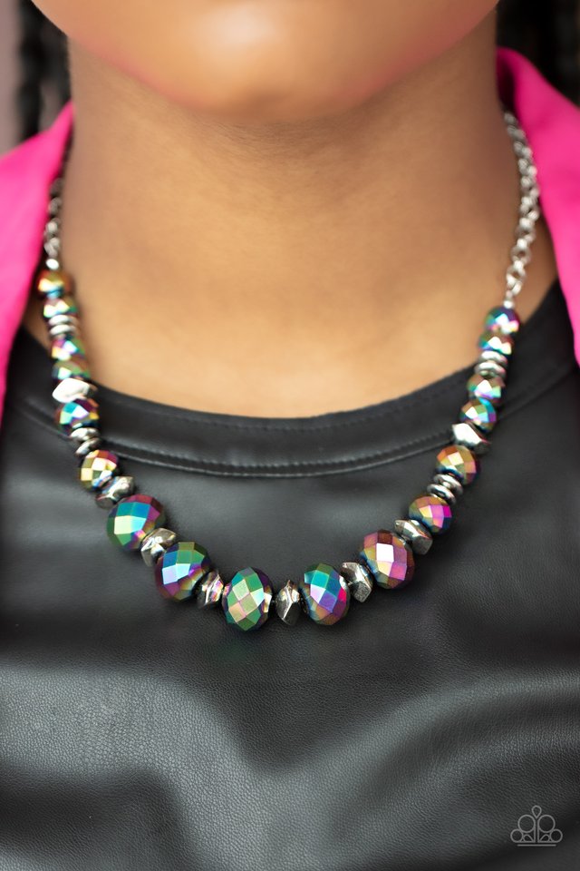 Cosmic Cadence - Multi - Paparazzi Necklace Image