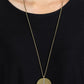 Token of My Gratitude - Brass - Paparazzi Necklace Image