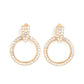 Sparkle at Your Service - Gold - Paparazzi Earring Image