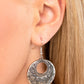 Western Beau - Silver - Paparazzi Earring Image