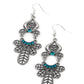 Galapagos Gala - Blue - Paparazzi Earring Image