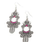 Galapagos Gala - Pink - Paparazzi Earring Image