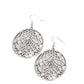 Fractured Foliage - Silver - Paparazzi Earring Image
