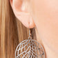 Fractured Foliage - Silver - Paparazzi Earring Image