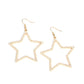 Supernova Sparkle - Gold - Paparazzi Earring Image