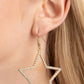 Supernova Sparkle - Gold - Paparazzi Earring Image