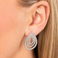 Red Carpet Reverie - White - Paparazzi Earring Image