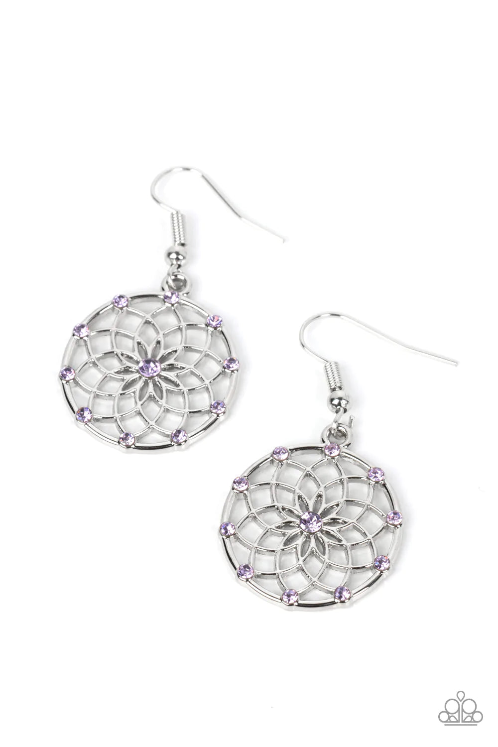 Paparazzi Earring ~ Springtime Salutations - Purple