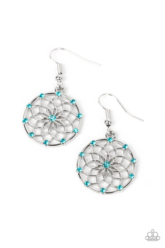 Springtime Salutations - Blue - Paparazzi Earring Image