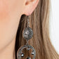 Eastern Entrada - Silver - Paparazzi Earring Image