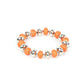 Stone Age Aesthetic - Orange - Paparazzi Bracelet Image